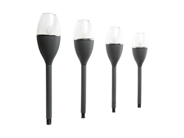 Mood LED Solar-Fackel Klein 4 Stück