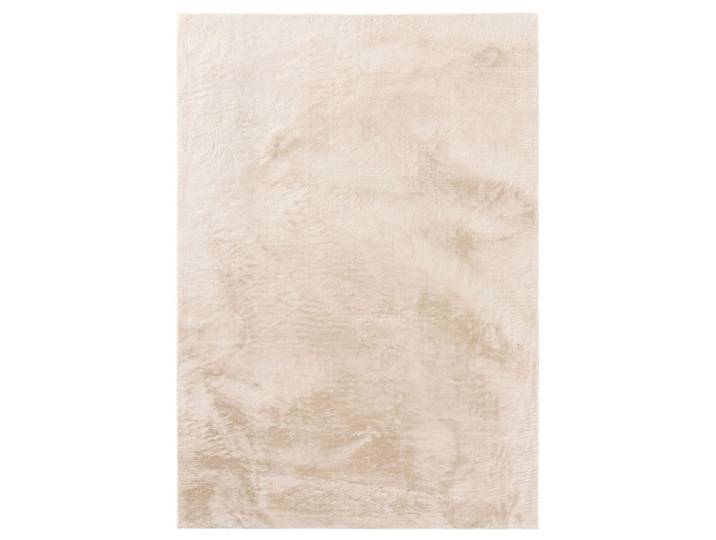 Tapis fausse fourrure beige 200x290