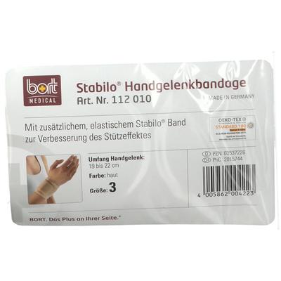 Bort Stabilo Handgelenkbandage Gr.3 haut 1 St Bandage(s)