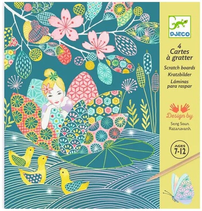 Cartes à gratter L'étang - Djeco