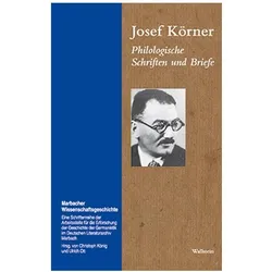 Philologische Schriften und Briefe, Fachbücher von Josef Körner