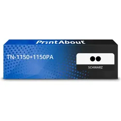 Toner kompatibel mit Brother TN-1150+1150PA - Schwarz - Multipack