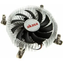Akasa AK-CC7129BP01 Low Profile CPU-Kühler (21 mm), CPU Kühler, Schwarz