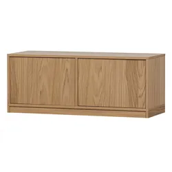 Modulschrank Modulair aus Eiche, modern, natur, mit Push-to-Open, 44x110 cm, FSC-zertifiziert