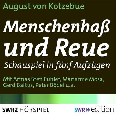 Menschenhaß und Reue - August Kotzebue, Audio, 9783956157660