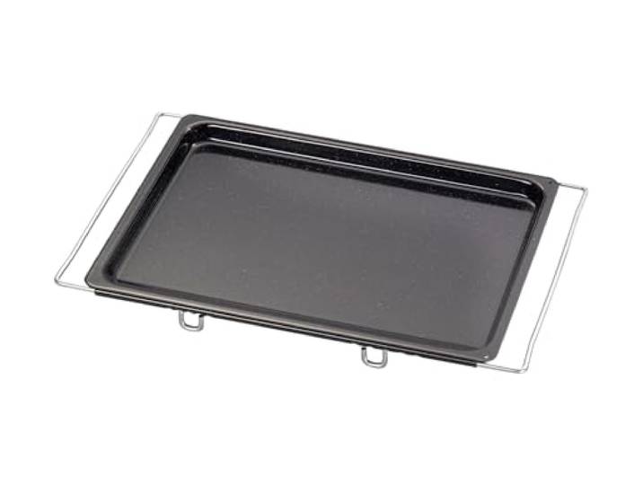 Riess, 0403-022, Backblech Multiflex, CLASSIC - BACKFORMEN, Maße 41-5 x 33 cm, Höhe 2,8 cm, Emaille, schwarz, verstellbar, Induktion