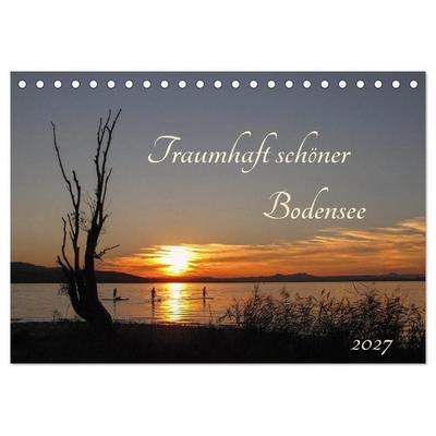 Traumhaft schöner Bodensee (Tischkalender 2027 DIN A5 quer), CALVENDO Monatskalender