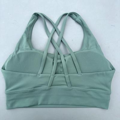 Uplifted Finds High Strength Shockproof Cross Back Yoga Fitness Vest tide Blue s