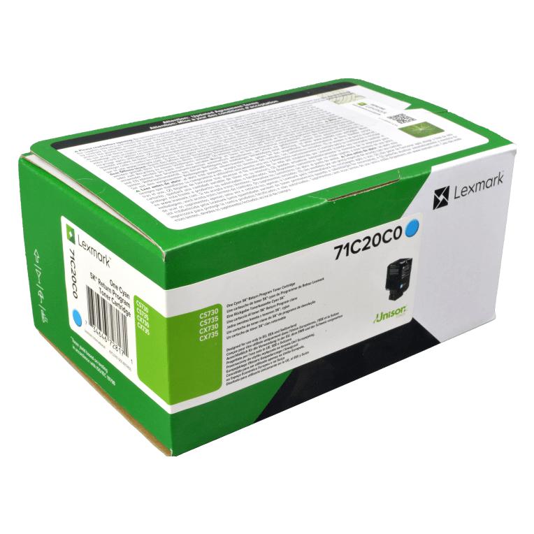 Lexmark CS/X73x Rtn 5K Cartridge (C) (71C20C0)