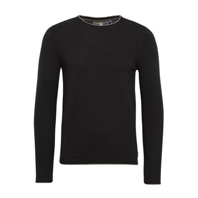 Rundhalspullover BLEND "Rundhalspullover BHOdin", Herren, Gr. XXL, schwarz, Obermaterial: 100% Baumwolle CO., Pullover Rundhalspullover