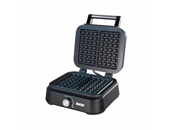 Bamix Unold Brüssel Waffeleisen – Waffeleisen/Brezeleisen – schwarz