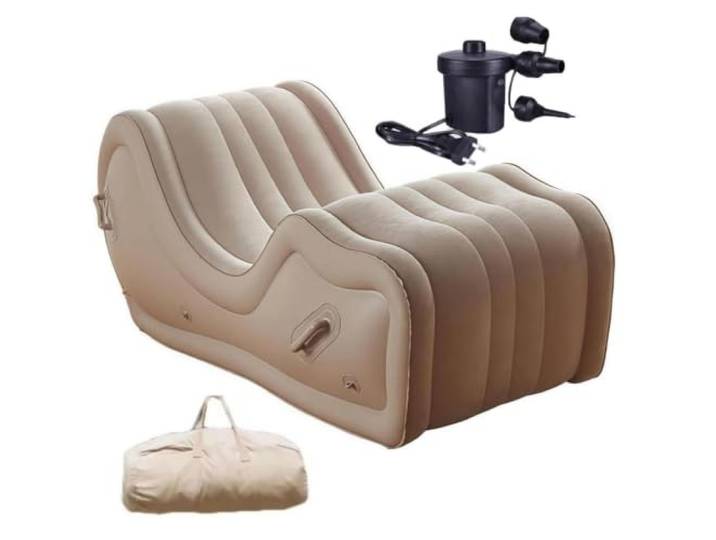 Inflatable Sex Chair Liebesmöbel Sofa Sex Liebesstuhl Für Erwachsene,C Aufblasbare Erotische Möbel Position Aufblasbares Sessel Zum Aufblasen Aufblasbar Reiten Sex-couch Fesseln Frau Furniture,C