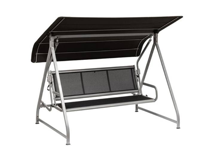 Kettler Paradiso Hollywoodschaukel Aluminium/Outdoorgewebe Dunkelgrau