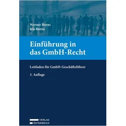Einfhrung in das GmbH-Recht, Fachbücher von Werner Borns, Iris Borns