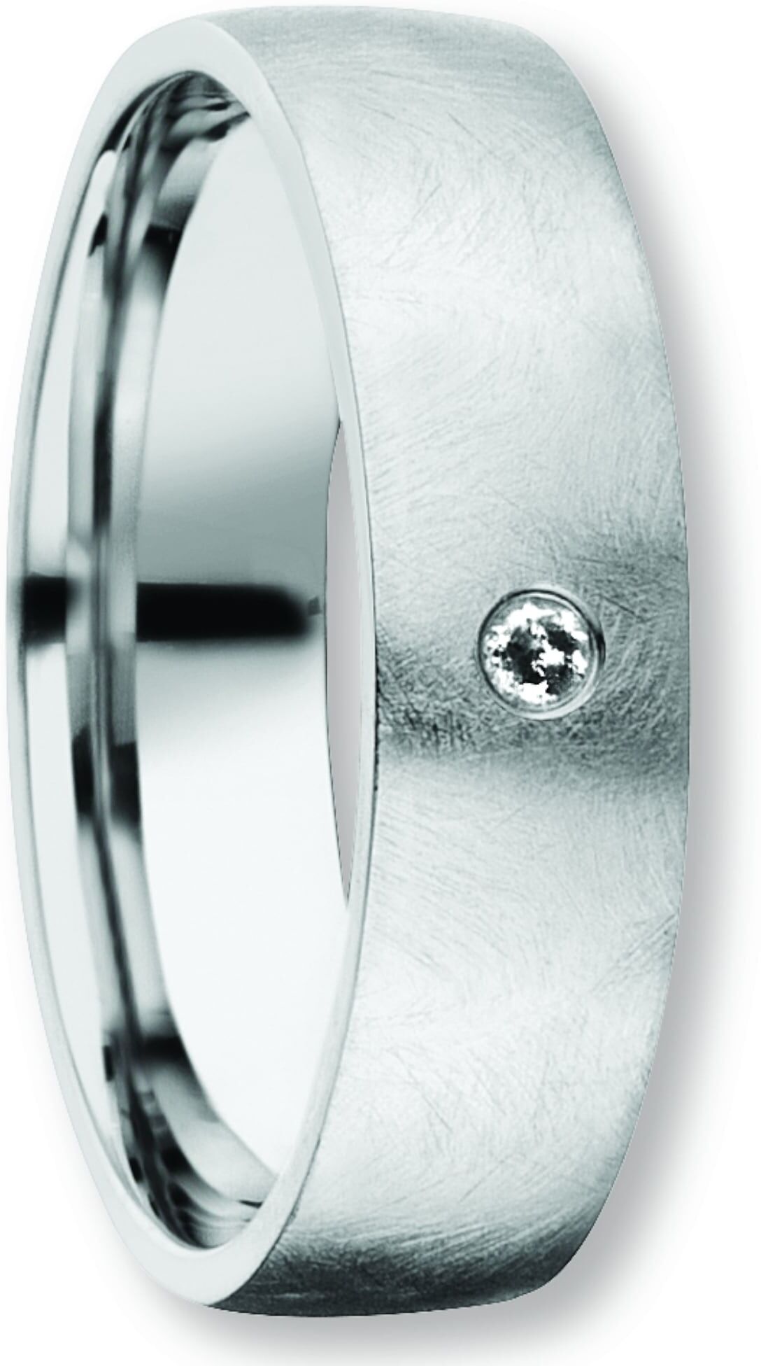 Diamantring ONE ELEMENT Gr. 48, silber, Fingerringe, Damen, 48, 0,02, Diamanten Silber 925 (Sterlingsilber), Diamanten, Silber 925 (Sterlingsilber), Diamantring, Elegant & beständig – Diamantdetails mit feinem Funkeln
