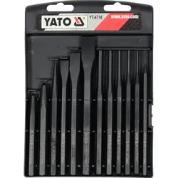YATO YT-4714 Meißel und Stempel, Set mit 12 Teilen.