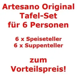 Villeroy & Boch Artesano Original Tafel-Set für 6 Personen / 12 Teile