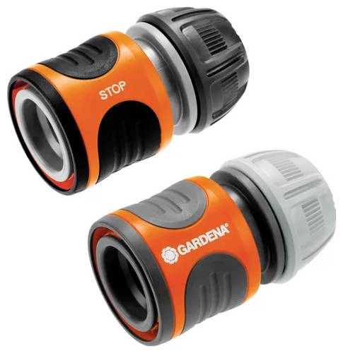 GARDENA 18279-20 Schlauchverbinder-Satz 13mm (½") - 15mm (5/8") Kunststoff Schlauch-Verbinder 13mm (1/2") Ø