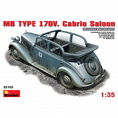MiniArt - MB Typ 170V Cabrio Saloon - 1:35 - 269 Teile 310711