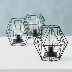 BOLTZE GRUPPE GmbH LED-Lampe Mugo 3sort H17cm schwarz Eisen