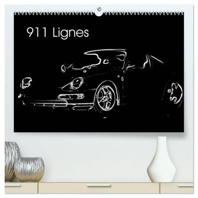 911 Lignes (Calendrier mural 2026 DIN A2 vertical) calendrier de bureau