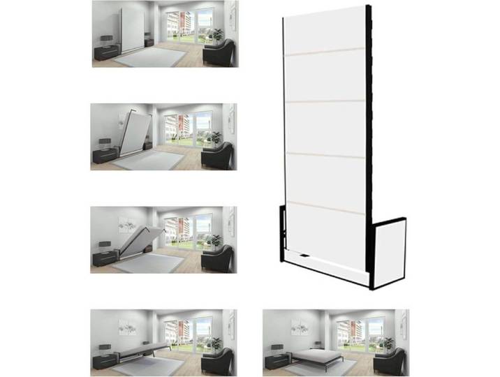 Wallbedking - Lit Escamotable 90x190 - Lit Escamotable 1 Place - Vertical - Studio