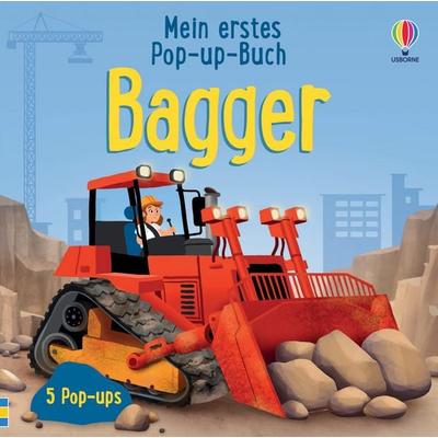 Mein erstes Pop-up-Buch: Bagger, Gebundene Ausgabe von Micaela Tapsell, Usborne, 978-1-03-570630-3