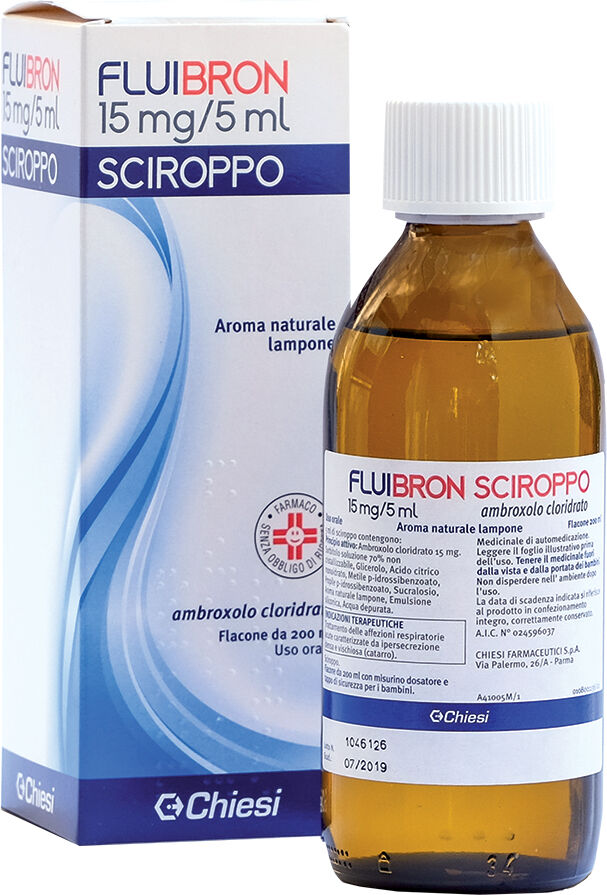 Chiesi Farmaceutici Fluibron Sciroppo 200ml 15mg / 5ml