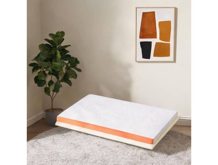 Matelas en mousse polyuréthane 160 x 200 cm fermeté équilibrée H3 housse blanche amovible certifiée OEKO-TEX