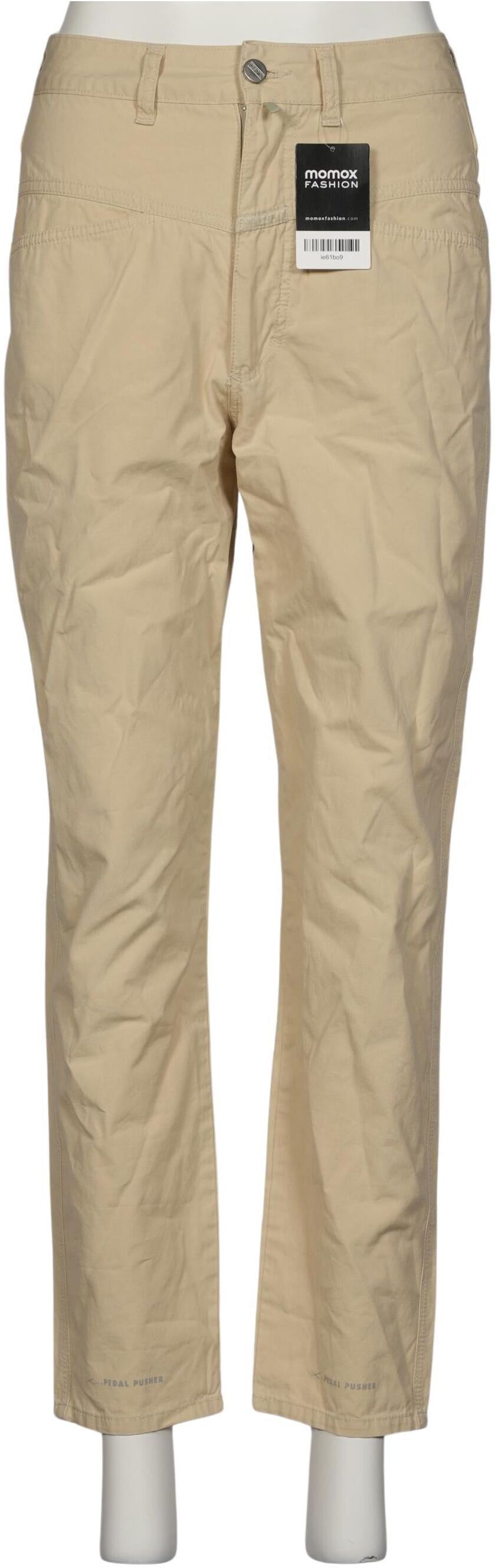 Closed Damen Stoffhose, Beige, Gr. EU 40 (IT 46), Baumwolle - Second Hand