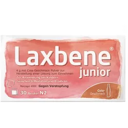 LAXBENE junior 4 g Cola PLE Kdr.6 Mon.-8 Jahre 30X4 g