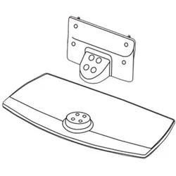 LG AM-ST19CA Stand for HTV 55US762H, TV Ständer, Schwarz