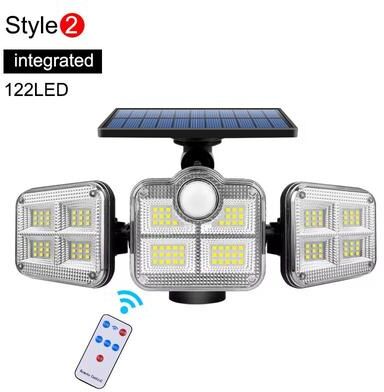 Inspired Finds SunBright 20W Solar Garden Light Waterproof Outdoor LED Lamp With Adjustable Head And 3 Modes 122led Integrated
