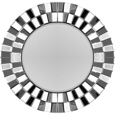 Wandspiegel KAYOOM "Horus 410", silber (silberfarben), B:80cm H:80cm, Metall, Spiegelglas, Spiegel, Wandspiegel