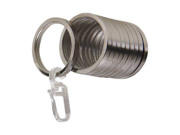 Ringe mit Haken für 20 mm Vorhangstangen
