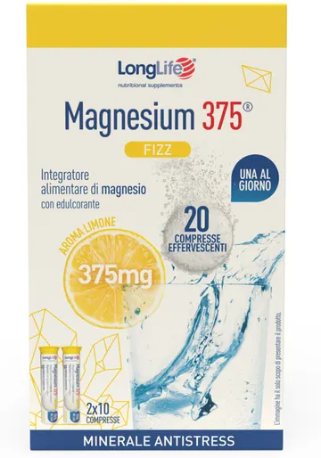 LONGLIFE Srl Phoenix Longlife, Magnesium 375 Fizz, 20 Compresse