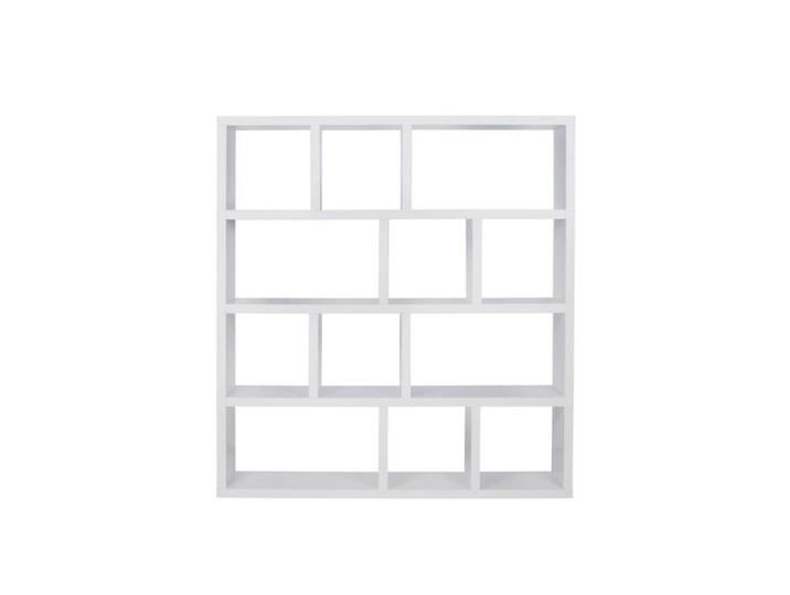 Bibliothèque 4 niveaux effet bois blanc