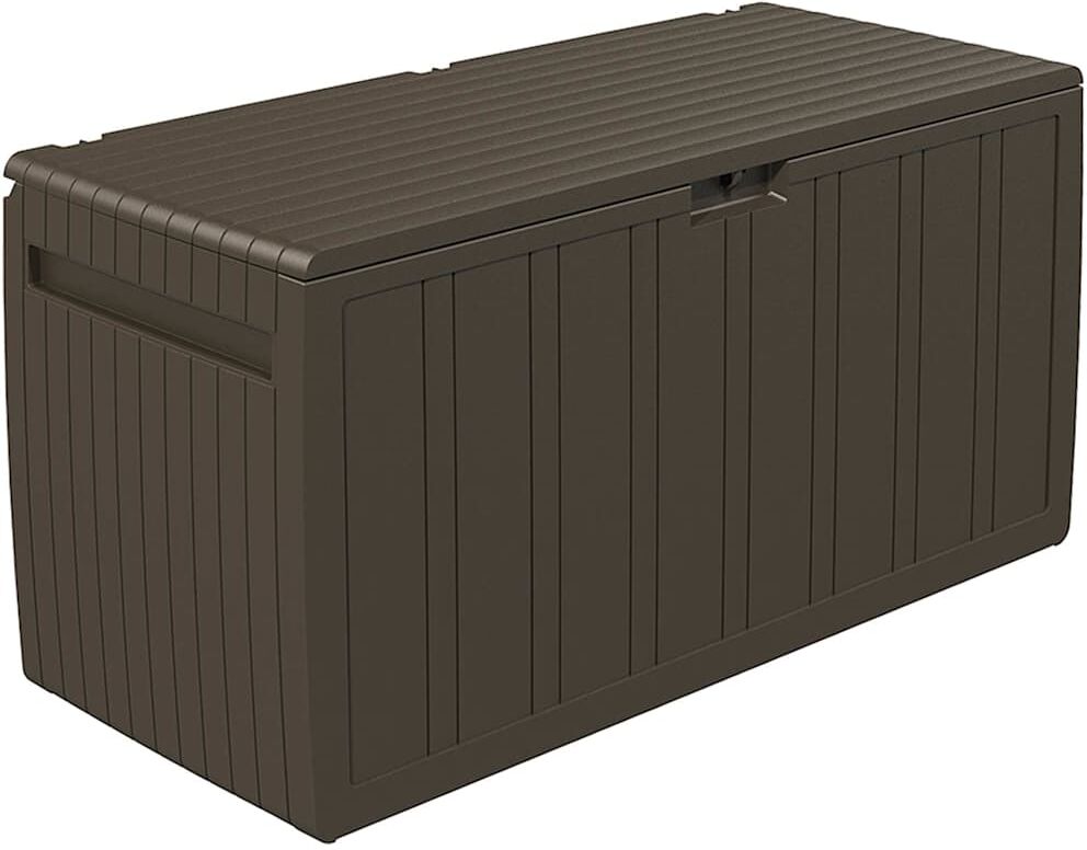 vidaXL Boîte à coussins Marron 117x45,5x57,5 cm 270 L
