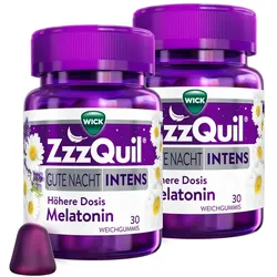 WICK ZzzQuil Gute Nacht INTENS Doppelp. 2X30 St