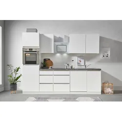Küchenblock Premium Weiß B: ca. 280 cm