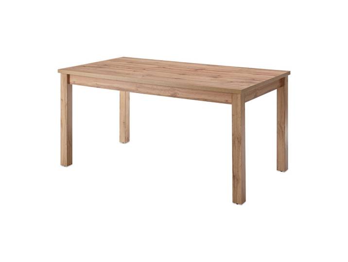 Furn.Design Esstisch Wotan Eiche 158 x 88 cm, Küchentisch im Landhaus-Stil, Eiche Wotan, Nachbildung,Eiche, Uni, Holz Optik, eckig, 88x76x158 cm, Esszimmer, Esstische