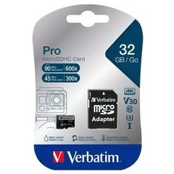 Verbatim microSDHC-Card 32GB PRO 47041