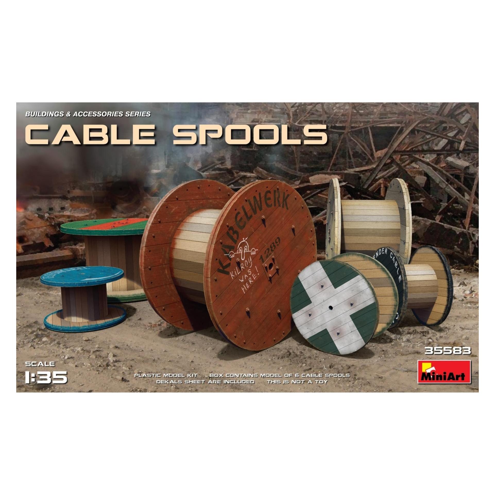 Mini art Cable Spools (35583)
