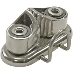 Schotklemme mit Führung, A4, für Seil 3-6mm