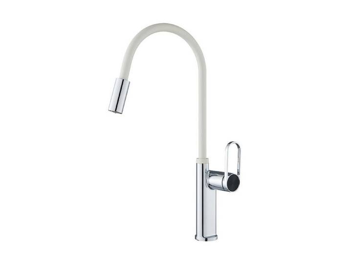 LuxusKollektion Küchenarmatur Küchenarmatur Schwenkauslauf Milky White (1-St)