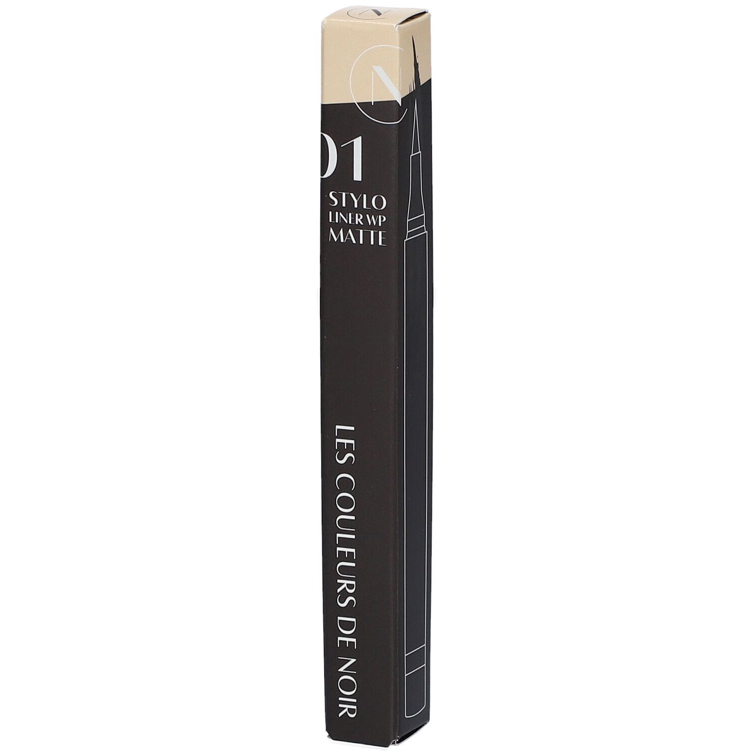 Les Couleurs de Noir Stylo Liner WP Matte 01 Black 1 St Make up