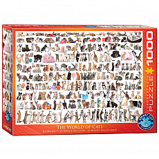 eurographics Puzzle - Katzenwelt - 1000 Teile 300698