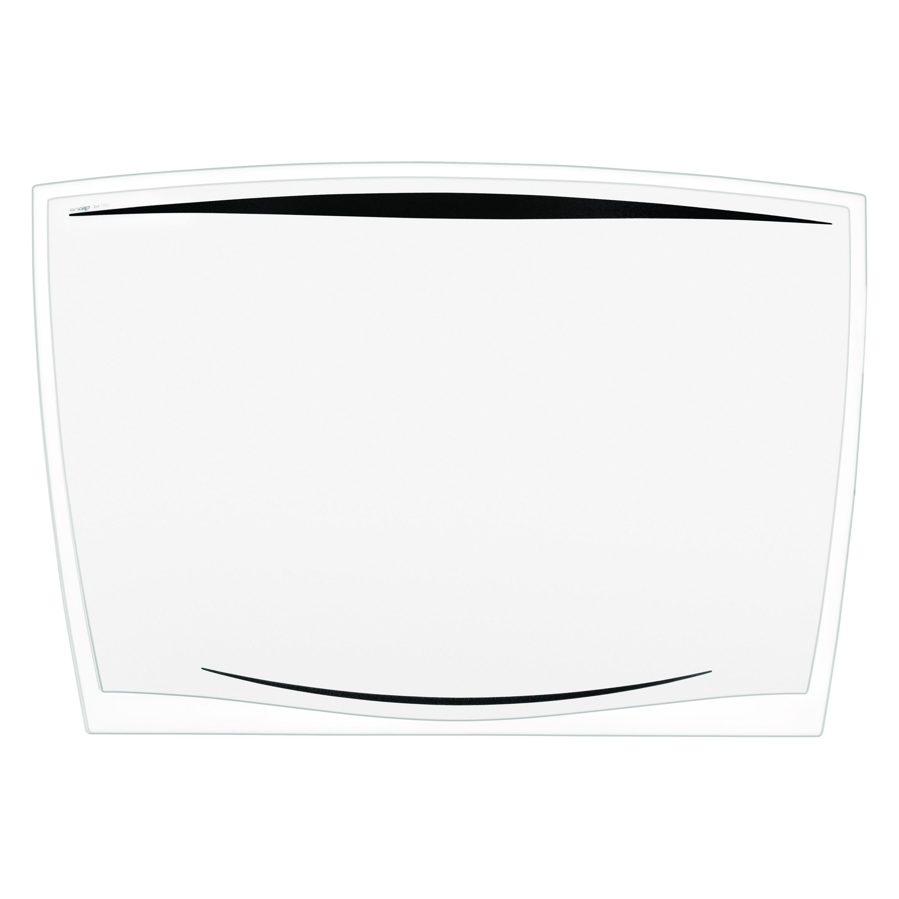 Cep Ice Schreibtischunterlage, 65,6x44,8cm, schwarz, transparent (65.50 x 45 cm) (1007700711)