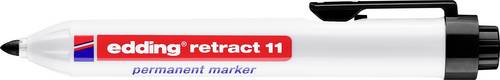 Permanent-Marker edding retract 11 4-11001 Farbe schwarz Strichstärke 1,5 - 3 mm