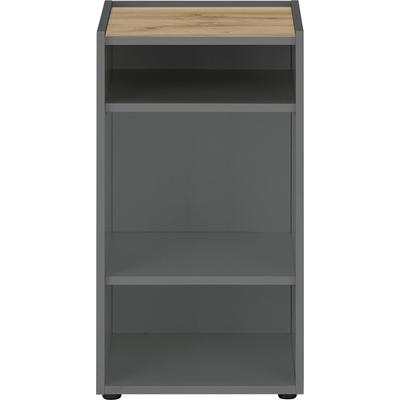 Kommode HOME AFFAIRE "CiTY/GiRON", grau (anthrazit), B:40cm H:67cm T:40cm, Sideboards, Kommode, Aktenschrank, wohnliches Home Office, Breite 40 cm